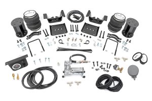 GMC Sierra 1500 Air Spring Kit w/compressor - Rear - Rough Country - 6-7.5 Inch Lift Kit - '07-'18